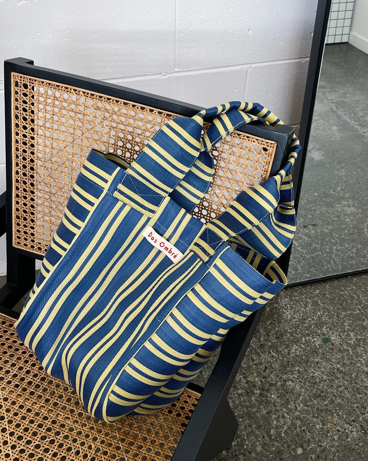 Dos Ombre Bengali Shoulder Bag Blue Yellow