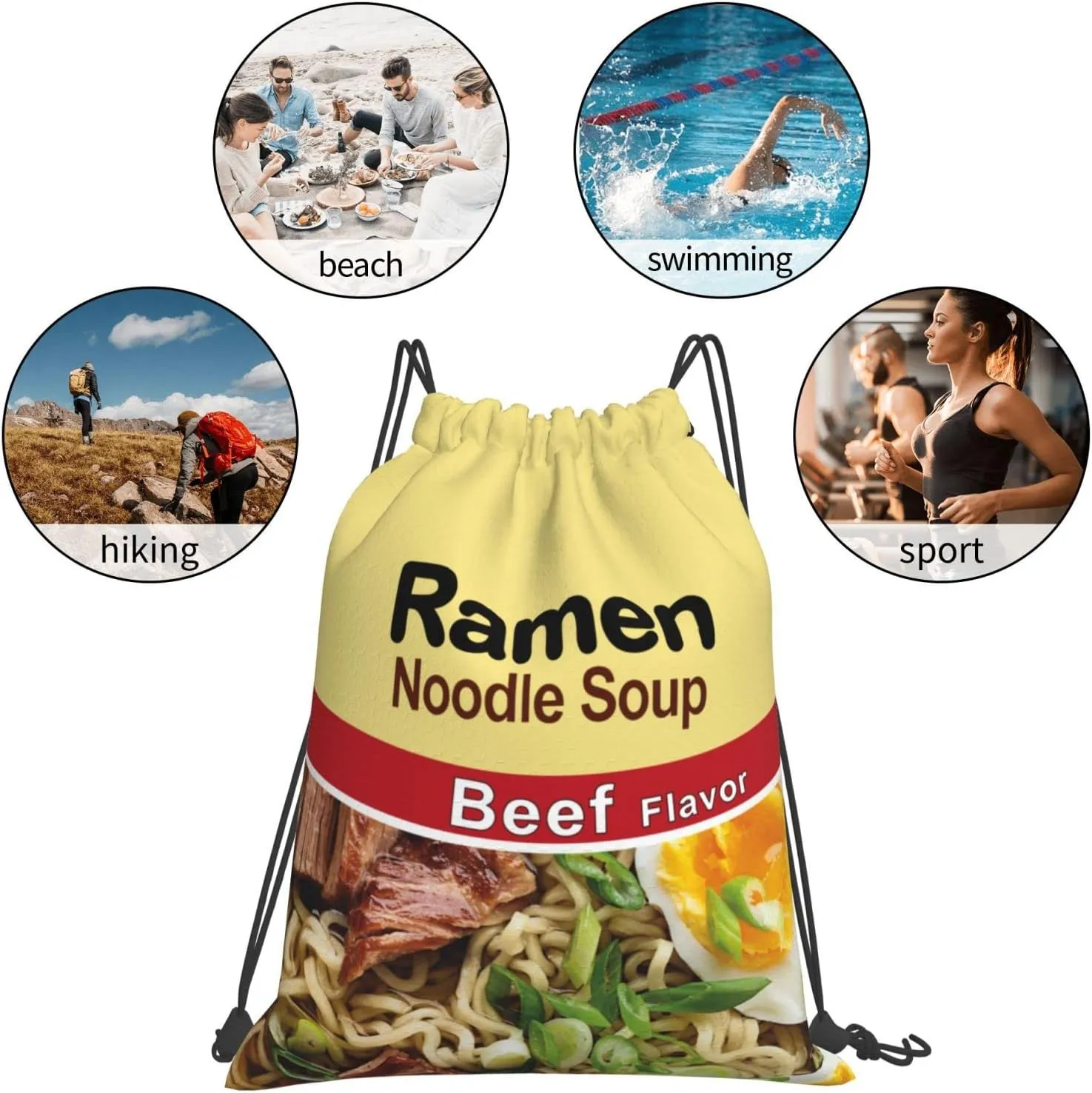 Drawstring Backpack Bag Sports Gym Sack Drawstring Bag Shopping Sport Yoga Travel String Bag For Men Women