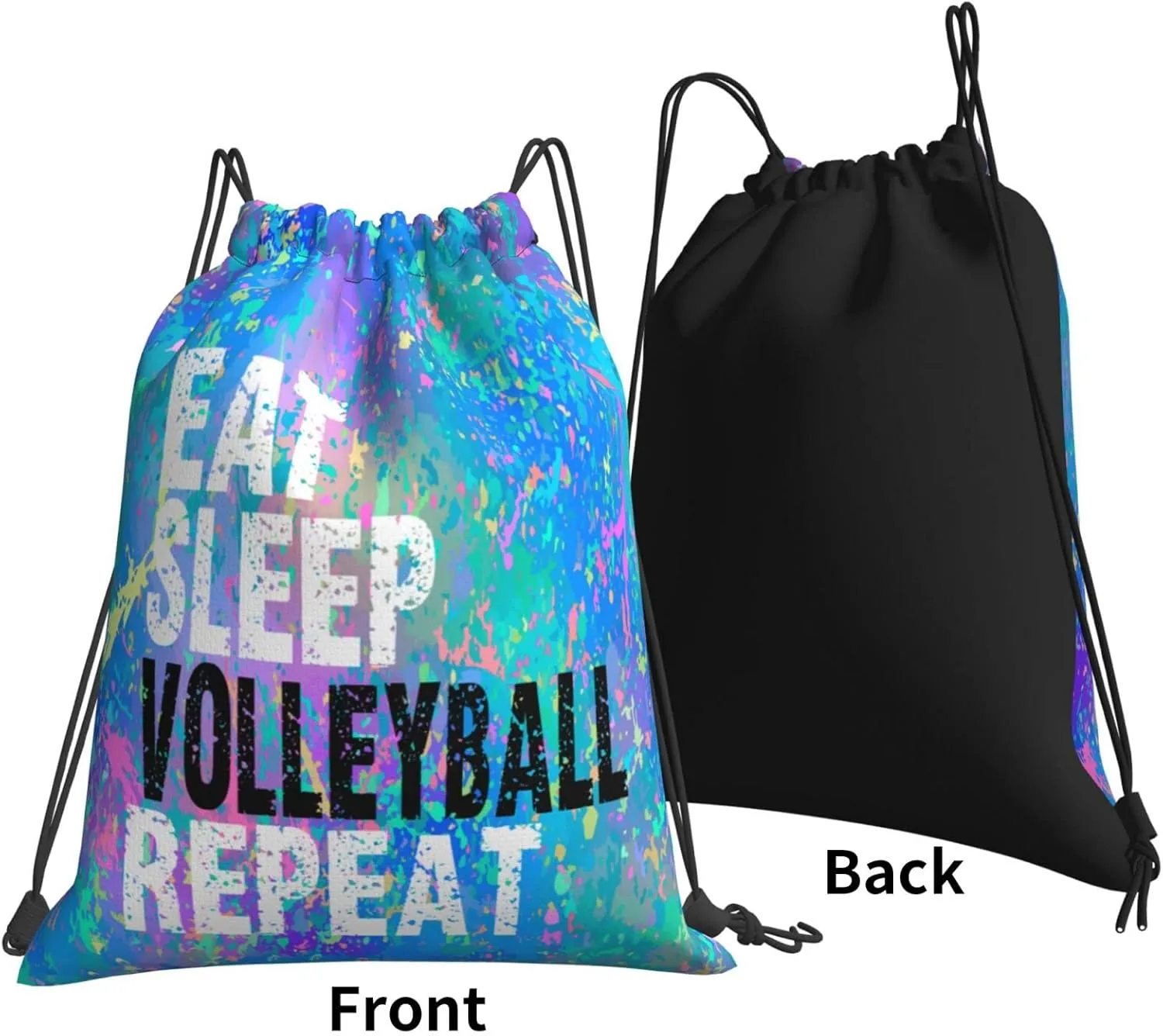 Drawstring Backpack Gym String Bag Sports Drawstring Sackpack For Women Men