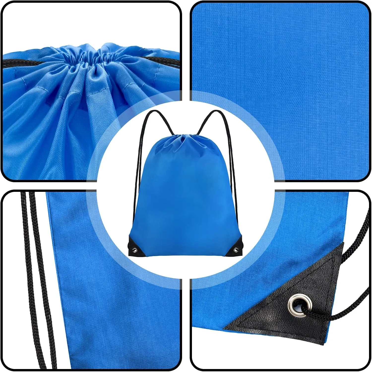 Drawstring Bags Bulk 14 Pcs Drawstring Backpack Bulk Cinch Bag Sackpack for Men Women Gym 14 Colors
