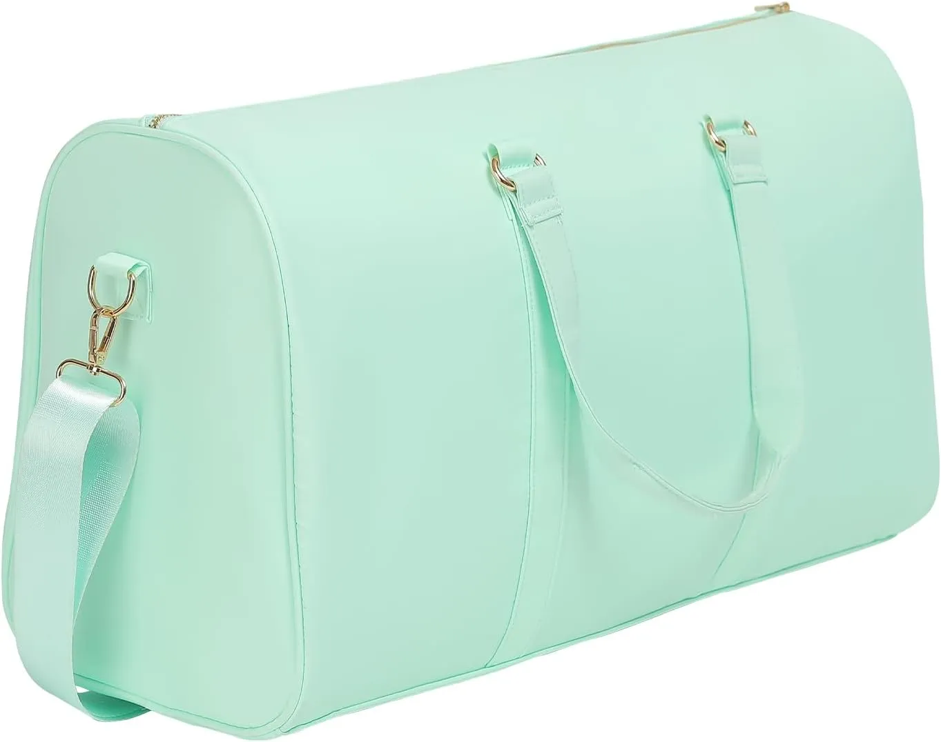 Duffle Bag for Travel - Large Water-resistant Sports Gym Weekender Bag (Mint)