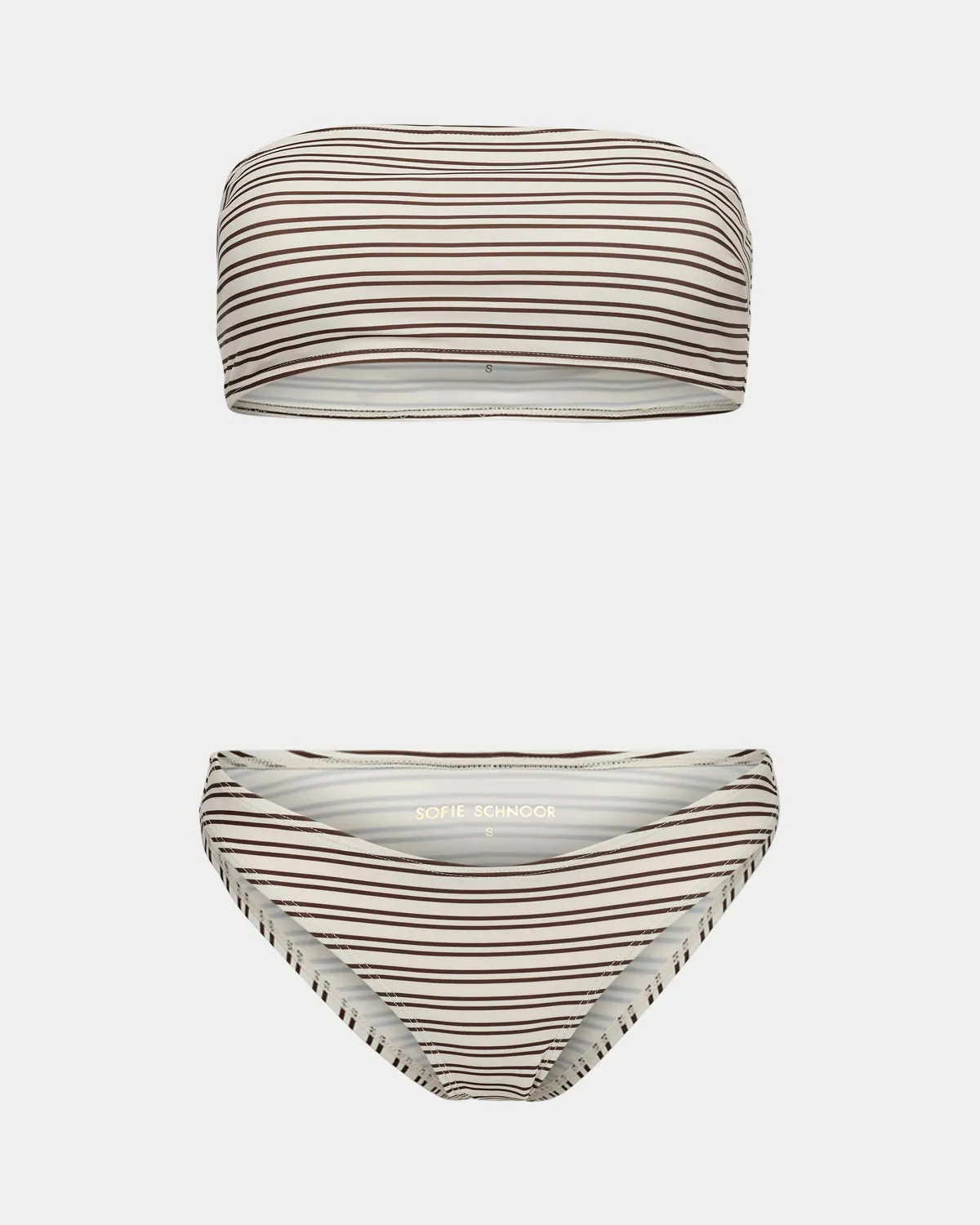 EbbaSW Bikini - Brown Striped