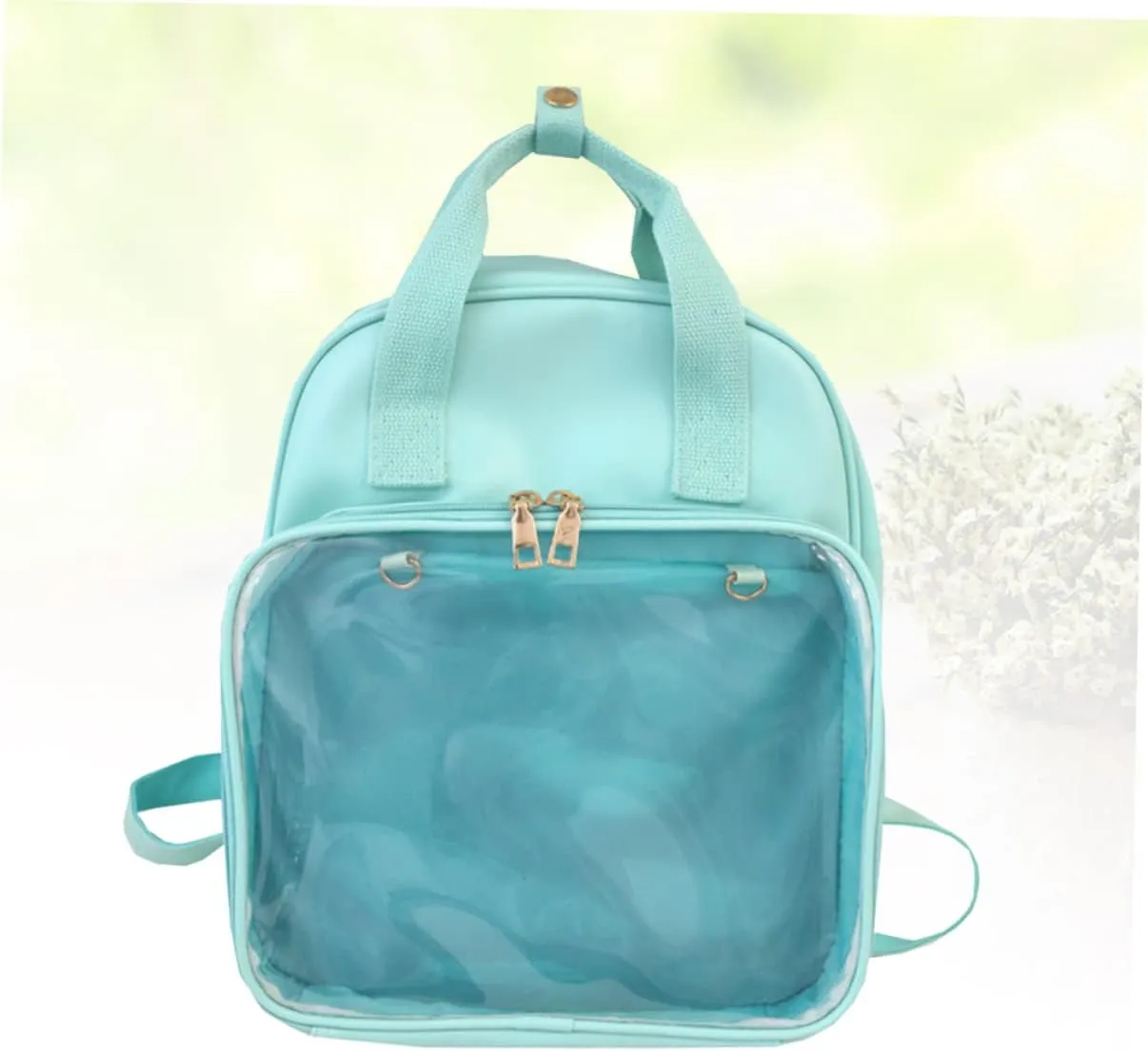 Elegant Backpack Pvc Satchel for Girls Women Comfortable Shoulder Bag Storage