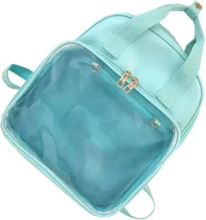 Elegant Backpack Pvc Satchel for Girls Women Comfortable Shoulder Bag Storage