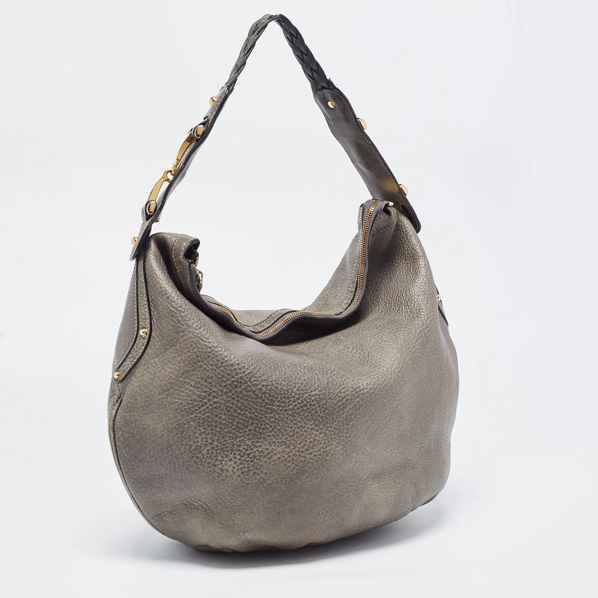 Encrypted Pelham Leather Hobo Pale Gucci Express worldwide Medium