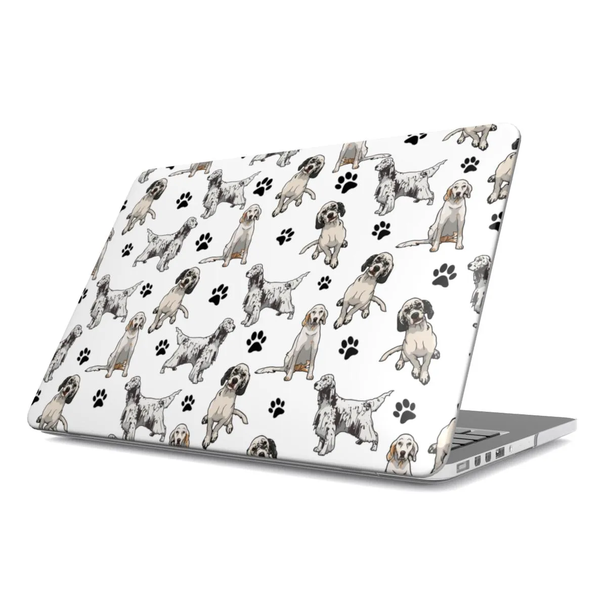 English Setter Paw MacBook Case, MacBook Air Case, MacBook Air 13 Case, MacBook Pro Case, MacBook Pro 14 inch Case