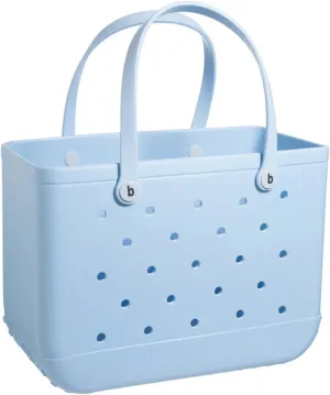 EVA Beach Tote Bag - Waterproof Washable Tip Proof Durable Open Tote Bag for the Beach Boat Pool Sports