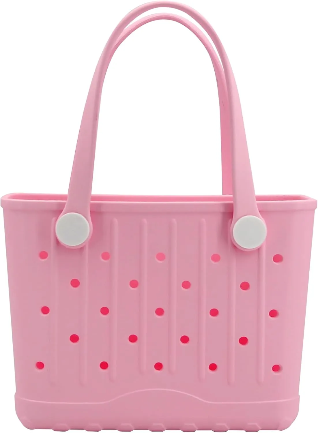 EVA Waterproof Rubber Beach Bag Sandproof Compact Tote for Women Men, Lightweight Rubber Travel Handbag for Pool, Gym