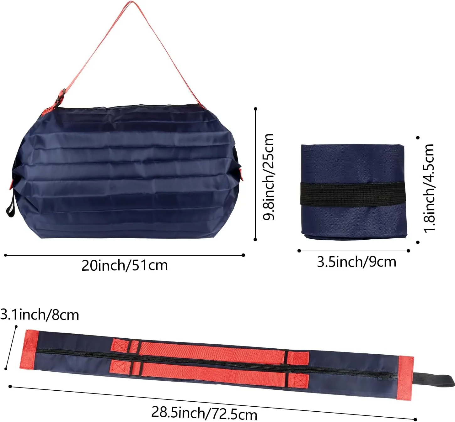 evron Reusable Grocery Bags,Eco Bag,Large Capacity Foldable Tote Bags,Durable Waterproof,for Shopping/Travel/Laundry