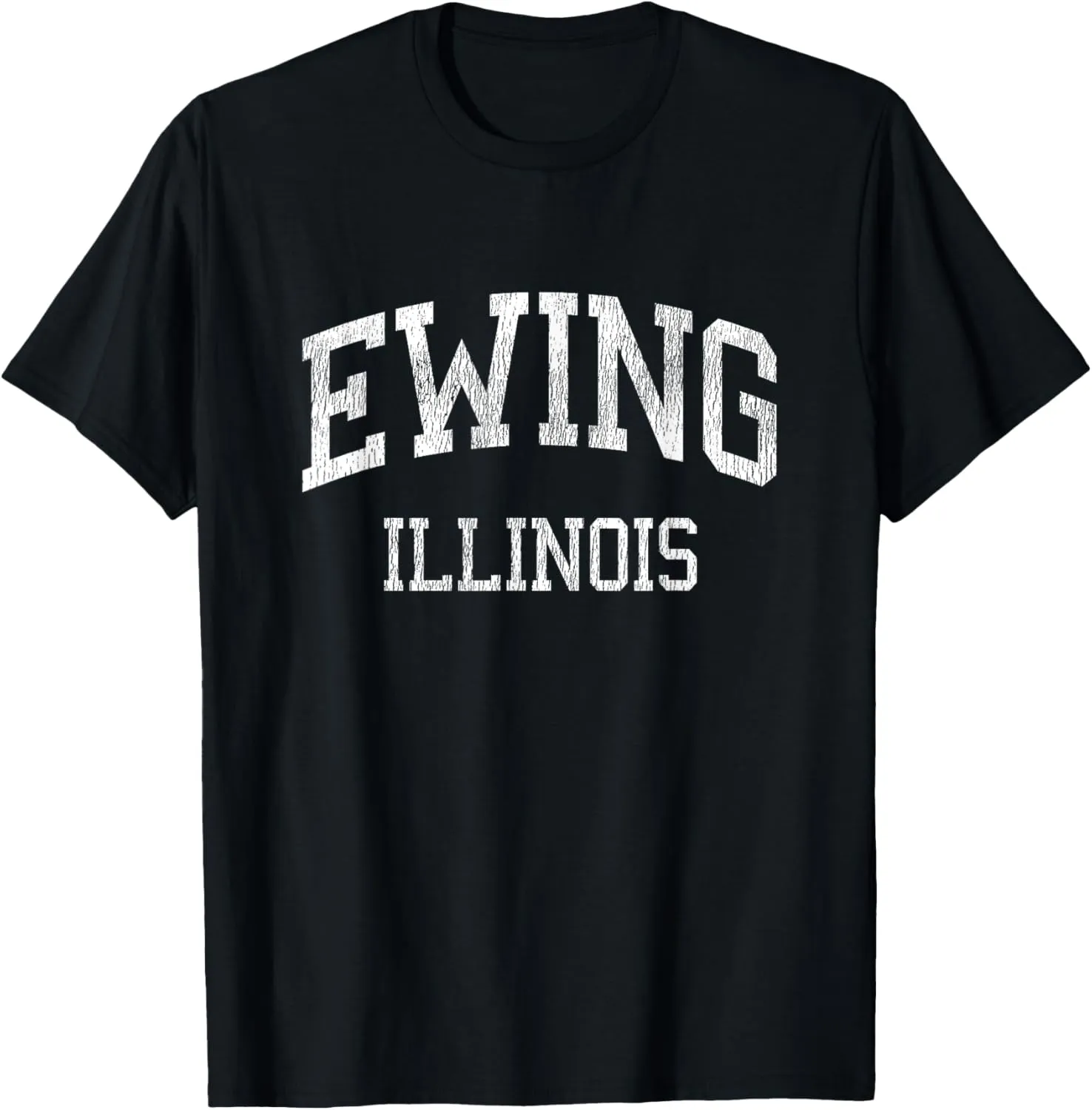 Ewing Illinois IL Vintage Athletic Sports Design T-Shirt