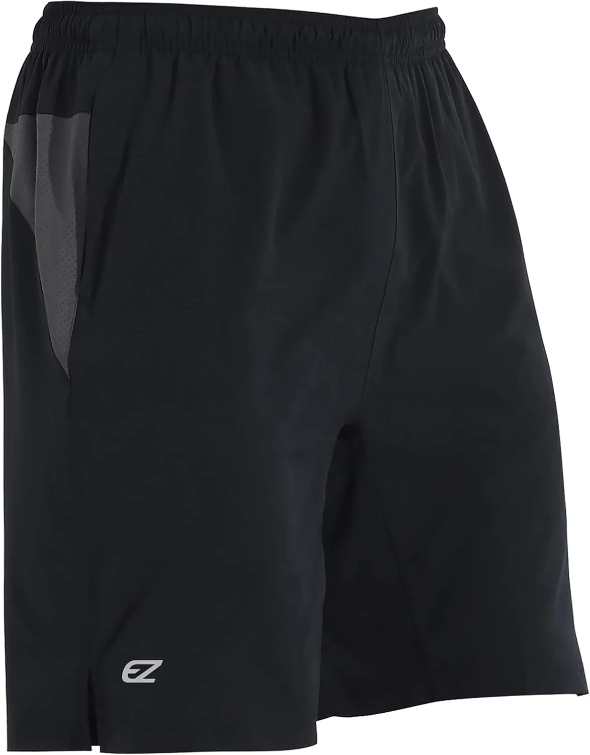 EZRUN Mens 9 Inch Lightweight Running Workout Shorts with Liner Loose-Fit Gym Shorts for Men with Zipper Pockets