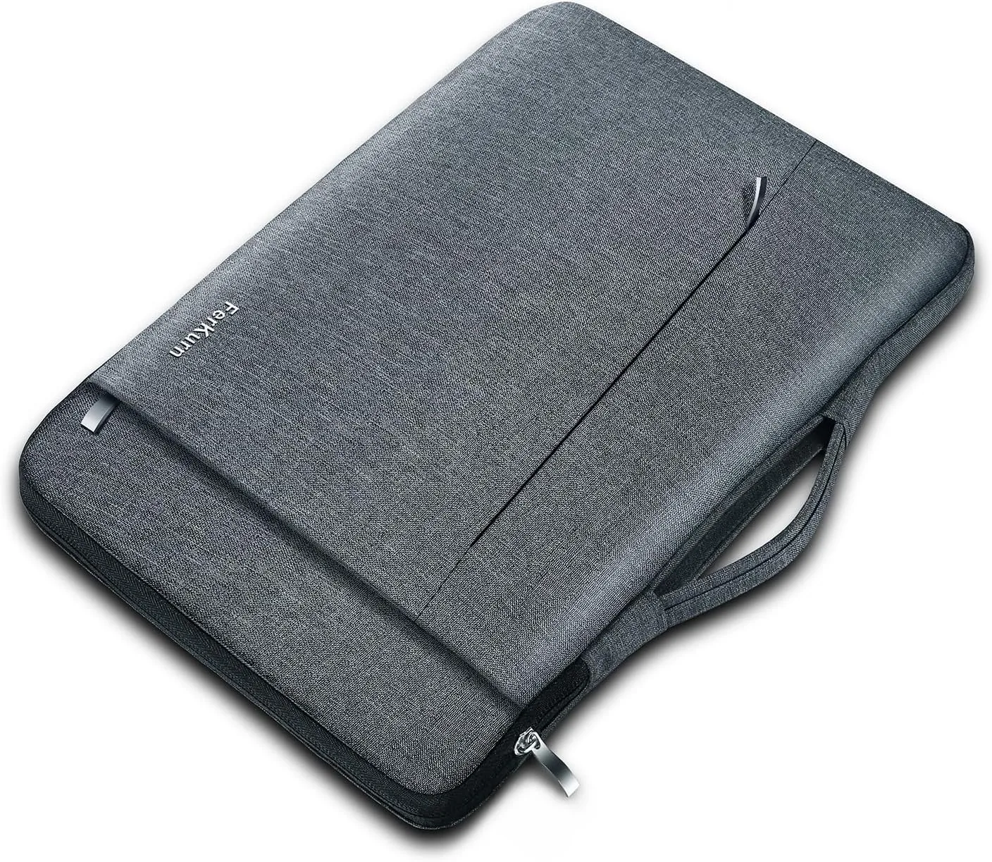 Ferkurn Laptop Case Sleeve for Men Women Chromebook Case Compatible with MacBook Air/Pro Lenovo Surface HP Dell ASUS Acer, 14 inch, Gray