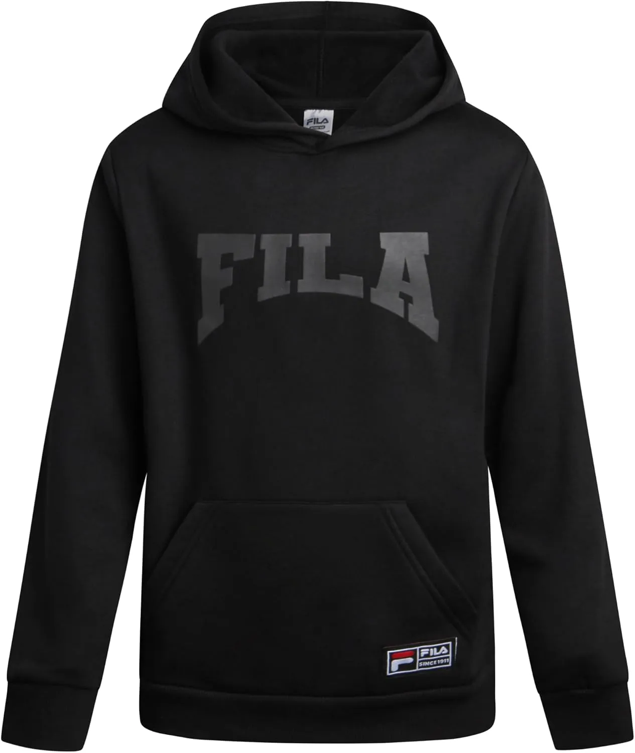 Fila Boys' Sweatshirt - Lightweight Fleece Athletic Pullover Graphic Hoodie for Boys (Sizes: 8-20)