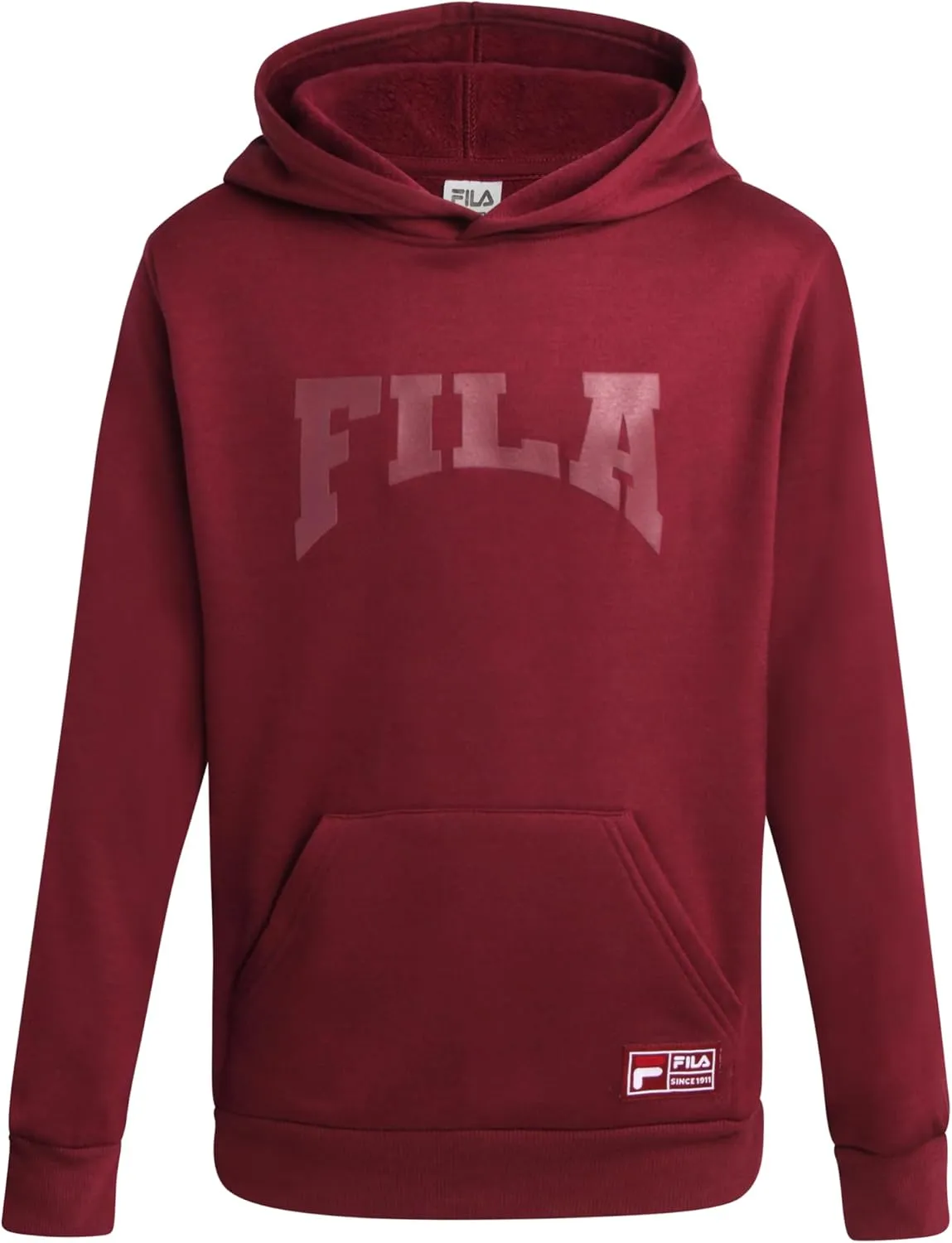 Fila Boys' Sweatshirt - Lightweight Fleece Athletic Pullover Graphic Hoodie for Boys (Sizes: 8-20)