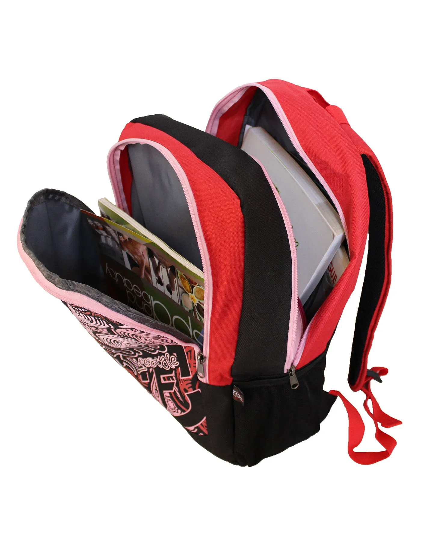 Fino SK-X6549 17'' Unisex Graffiti Backpack