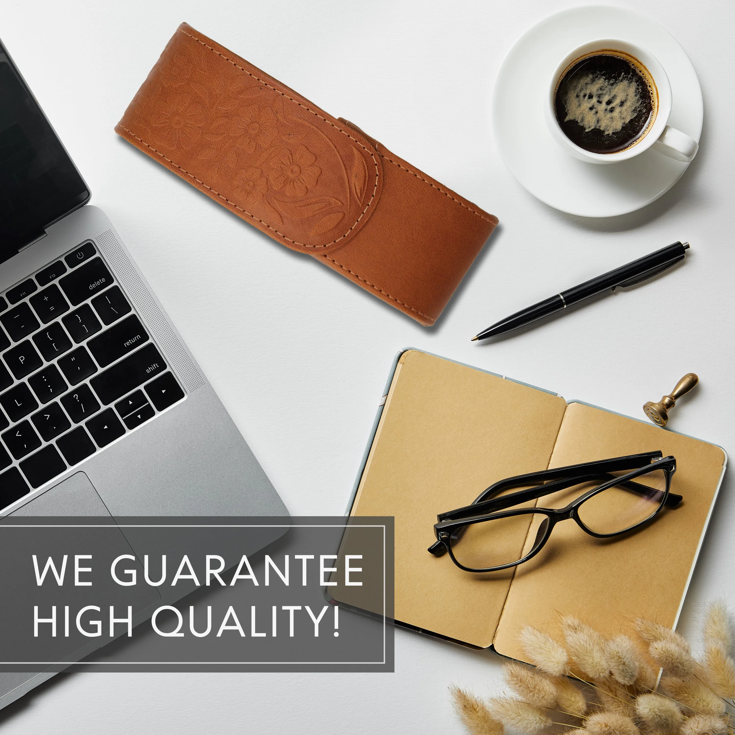 Floral Hard Eyeglass Case for Women - Stylish and Durable Glasses Protection