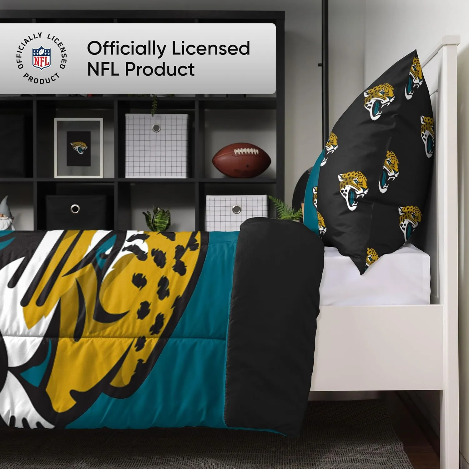 FOCO Dallas Cowboys NFL Team Color Bed In a Bag Comforter Bedding 3 Piece Full Set