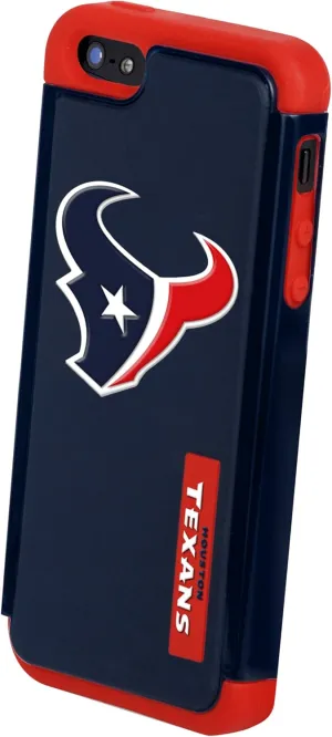 FOCO Forever Collectibles Houston Texans Rugged Dual Hybrid Apple iPhone 5 & 5S Case