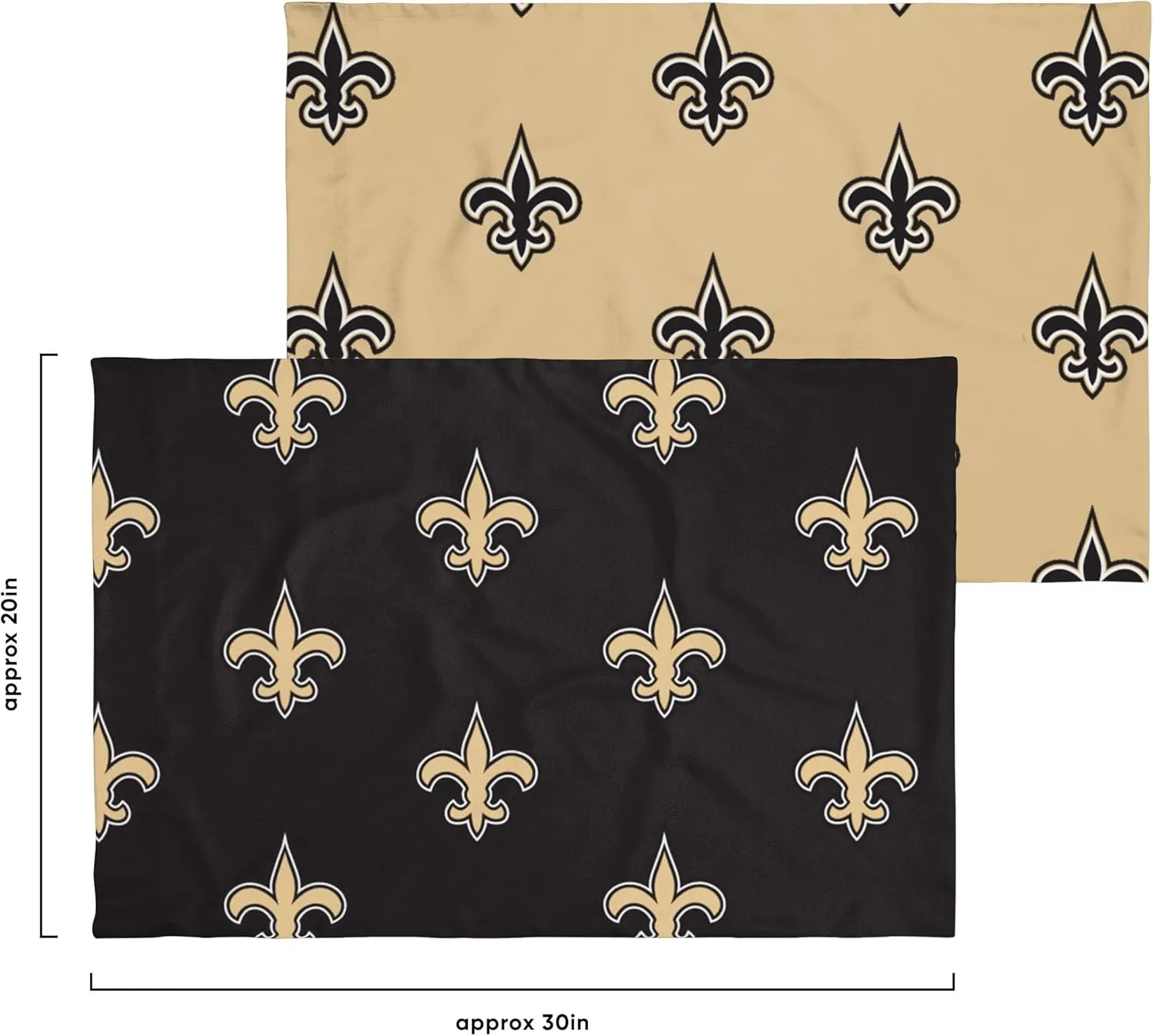 FOCO NFL Team Logo Bed in a Bag Comforter Bedding 3-Piece Set