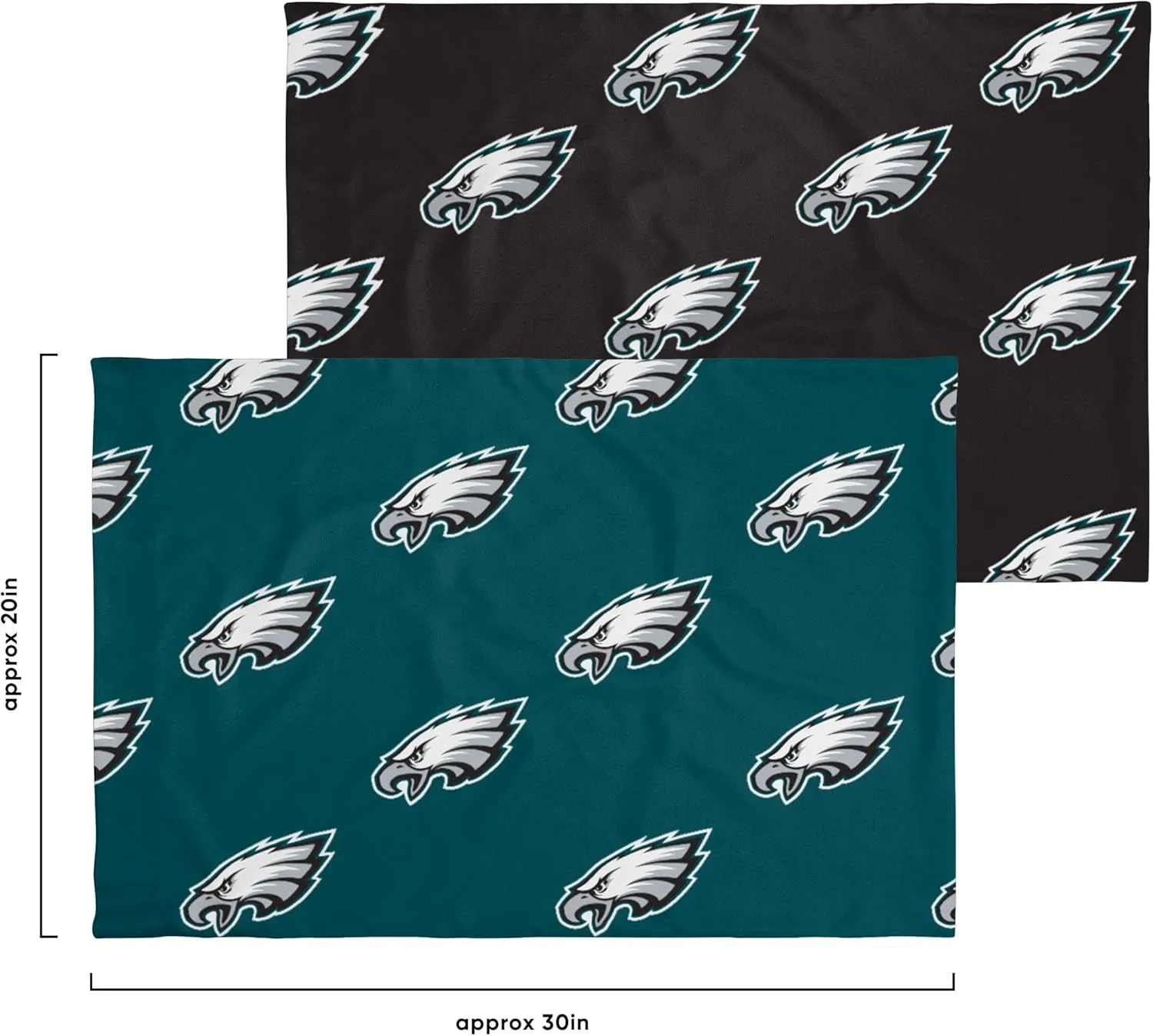 FOCO NFL Team Logo Bed in a Bag Comforter Bedding 3-Piece Set