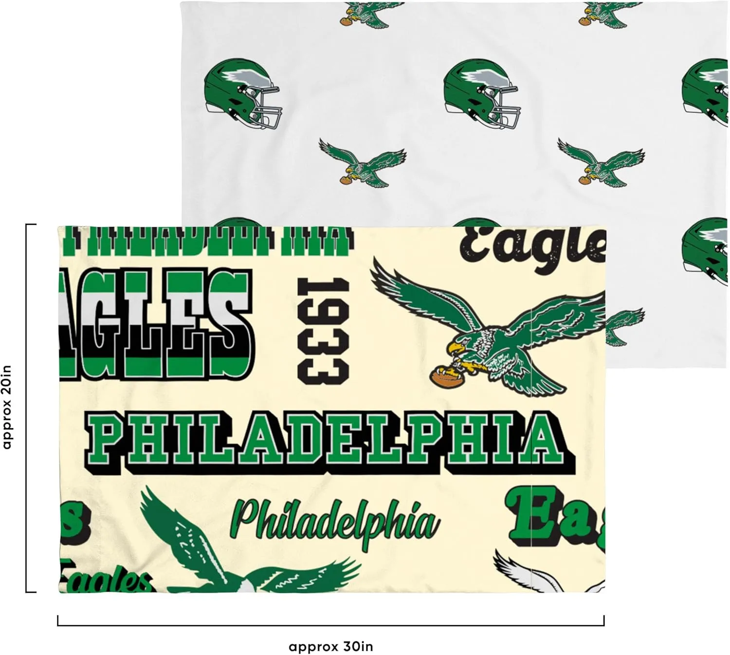 FOCO NFL Unisex-Adult NFL Team Logo Bed in a Bag Comforter Sheets Pillow Cases Bedding 5-Piece Set