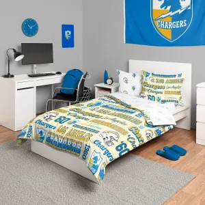 FOCO NFL Unisex-Adult NFL Team Logo Bed in a Bag Comforter Sheets Pillow Cases Bedding 5-Piece Set