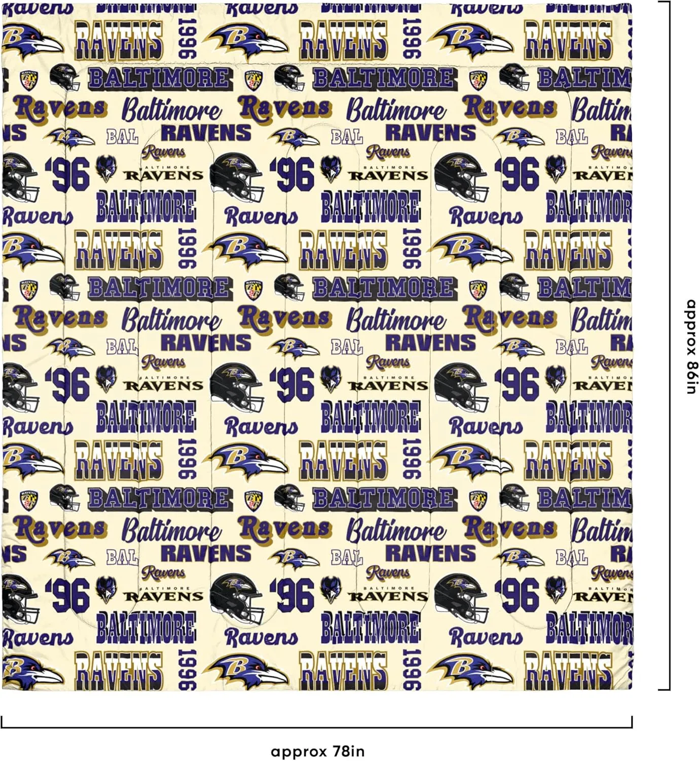 FOCO Unisex-Adult NFL Team Logo Bed in a Bag Comforter Sheets Pillow Cases Bedding 5-Piece Set