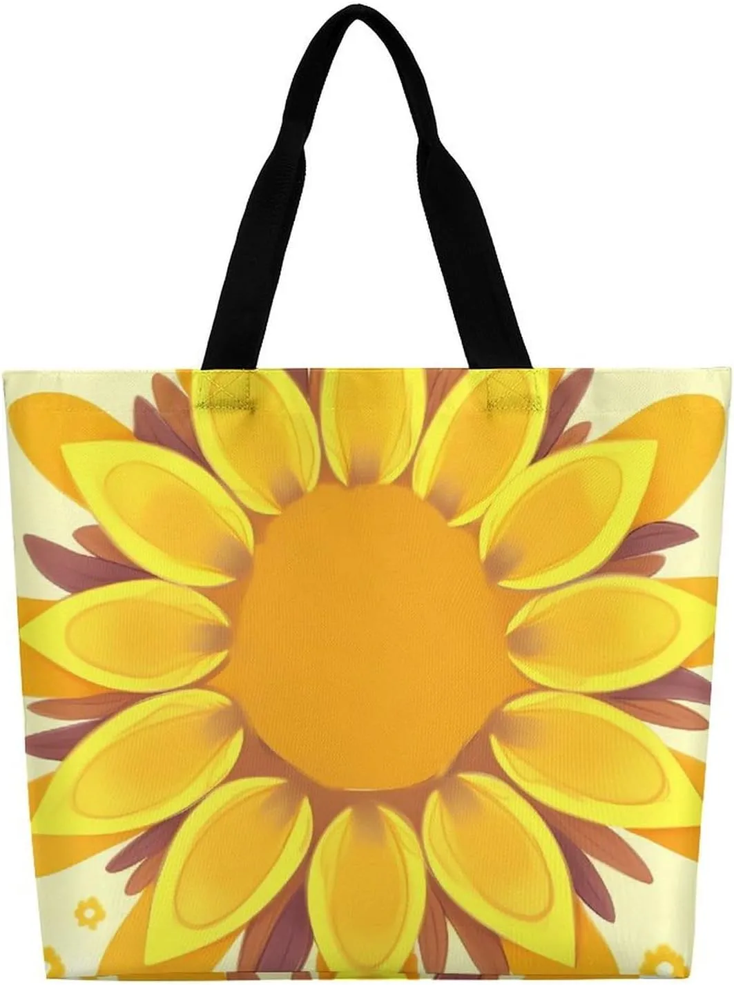Foldable Grocery Bag Reusable Shopping Bag The Deep Blue Sea Tote Bag Casual Handbags for Work Shopping