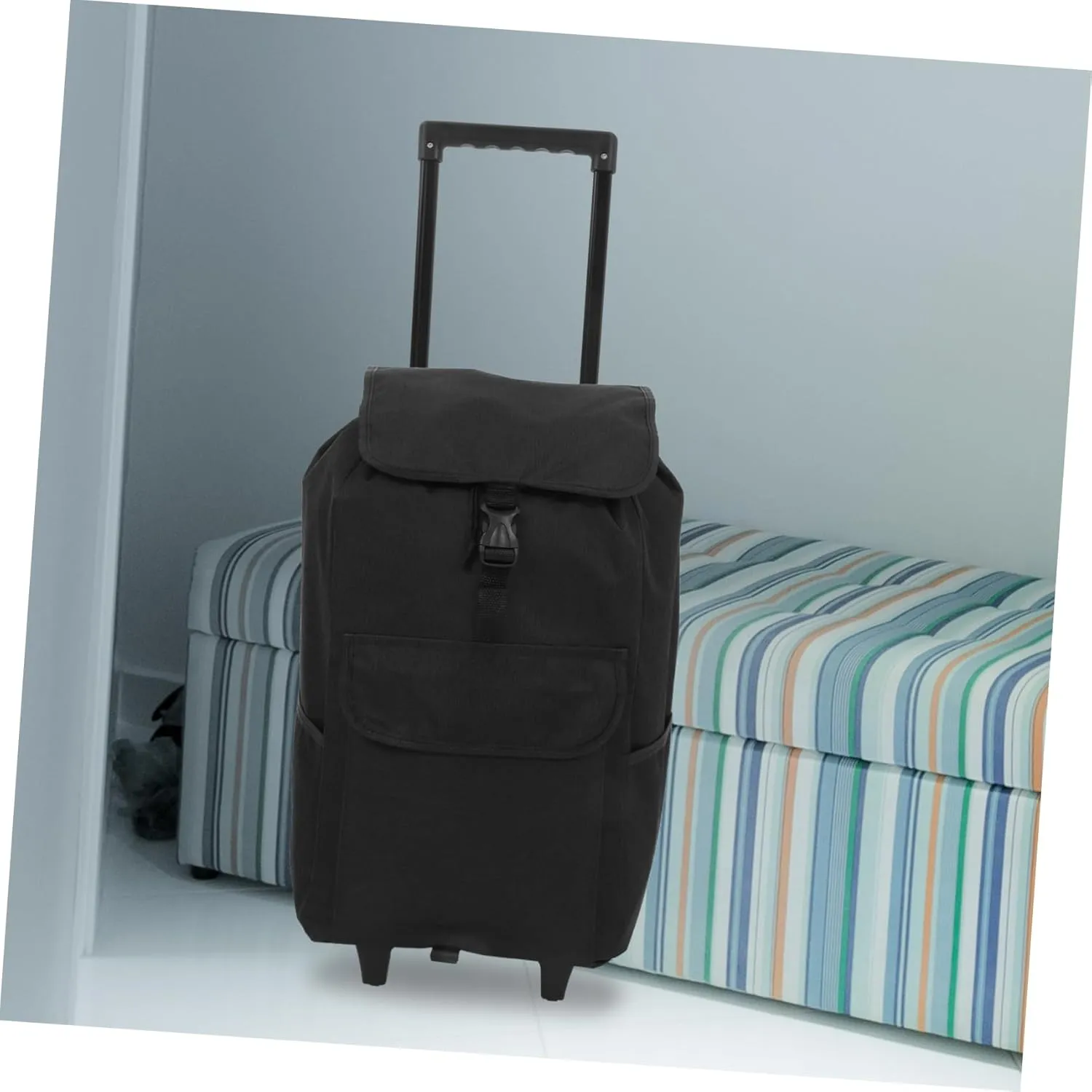 Foldable Grocery Cart Bag Oxford Cloth Trolley Replacement Bag with Side Pockets for Shopping Travel and Household Use Spacious Storage