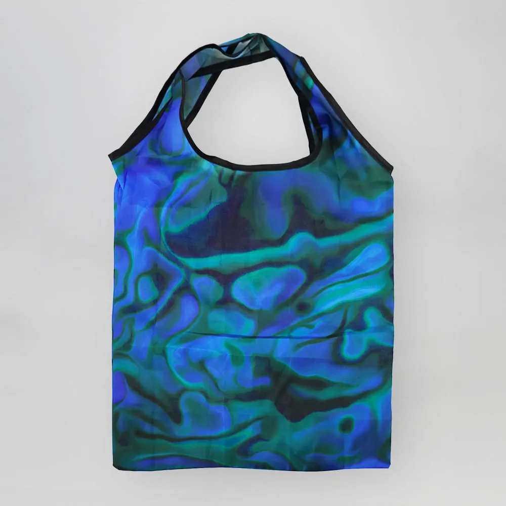 Foldable Shopping Bag - Paua Design