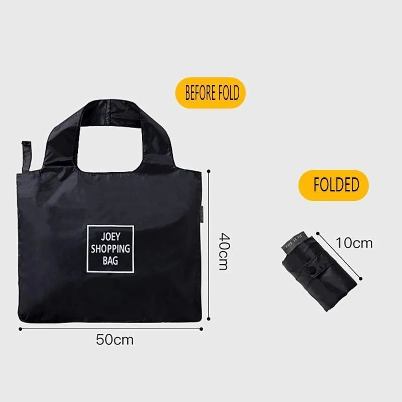 Foldable Shopping Bag Travel One-Shoulder Bag Portable Storage Bag Waterproof