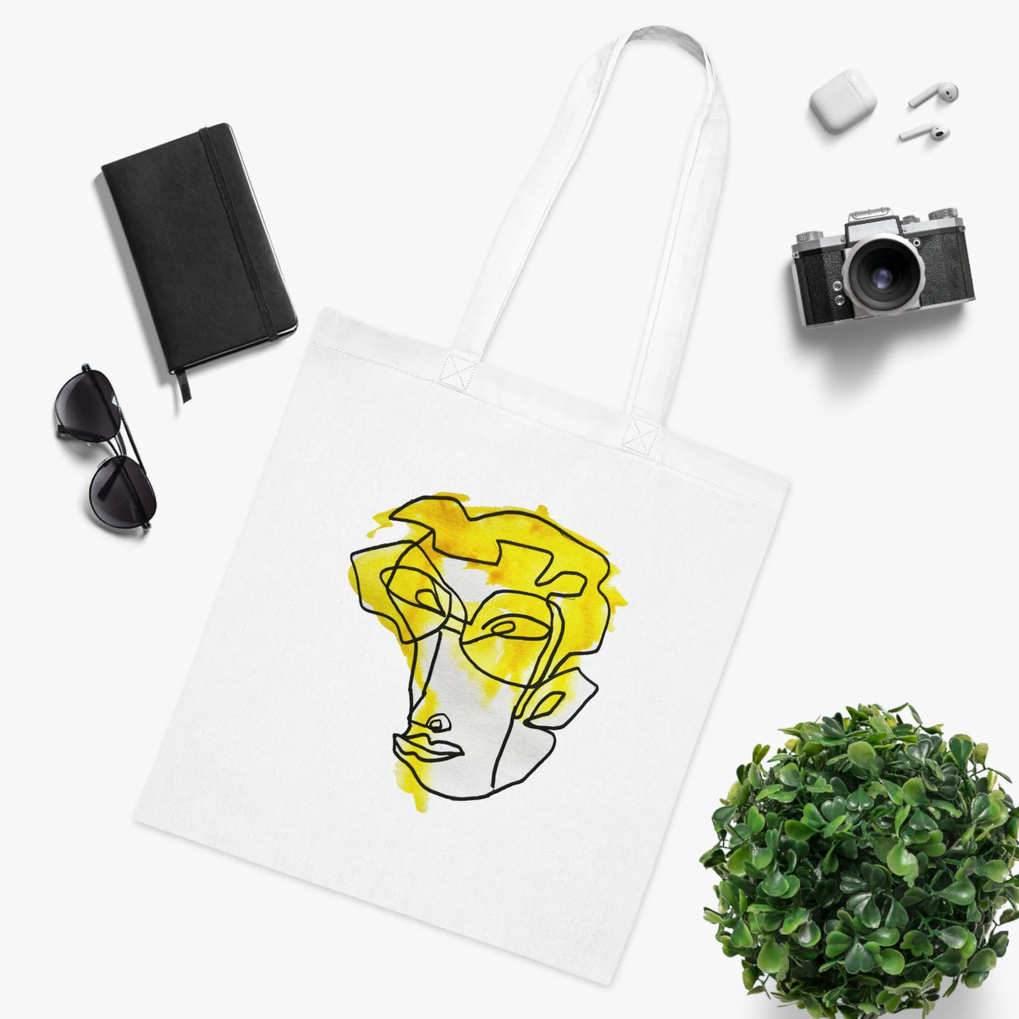 Foresight - Versatile 100% Cotton Tote: Vibrant Colors, Light & Practical