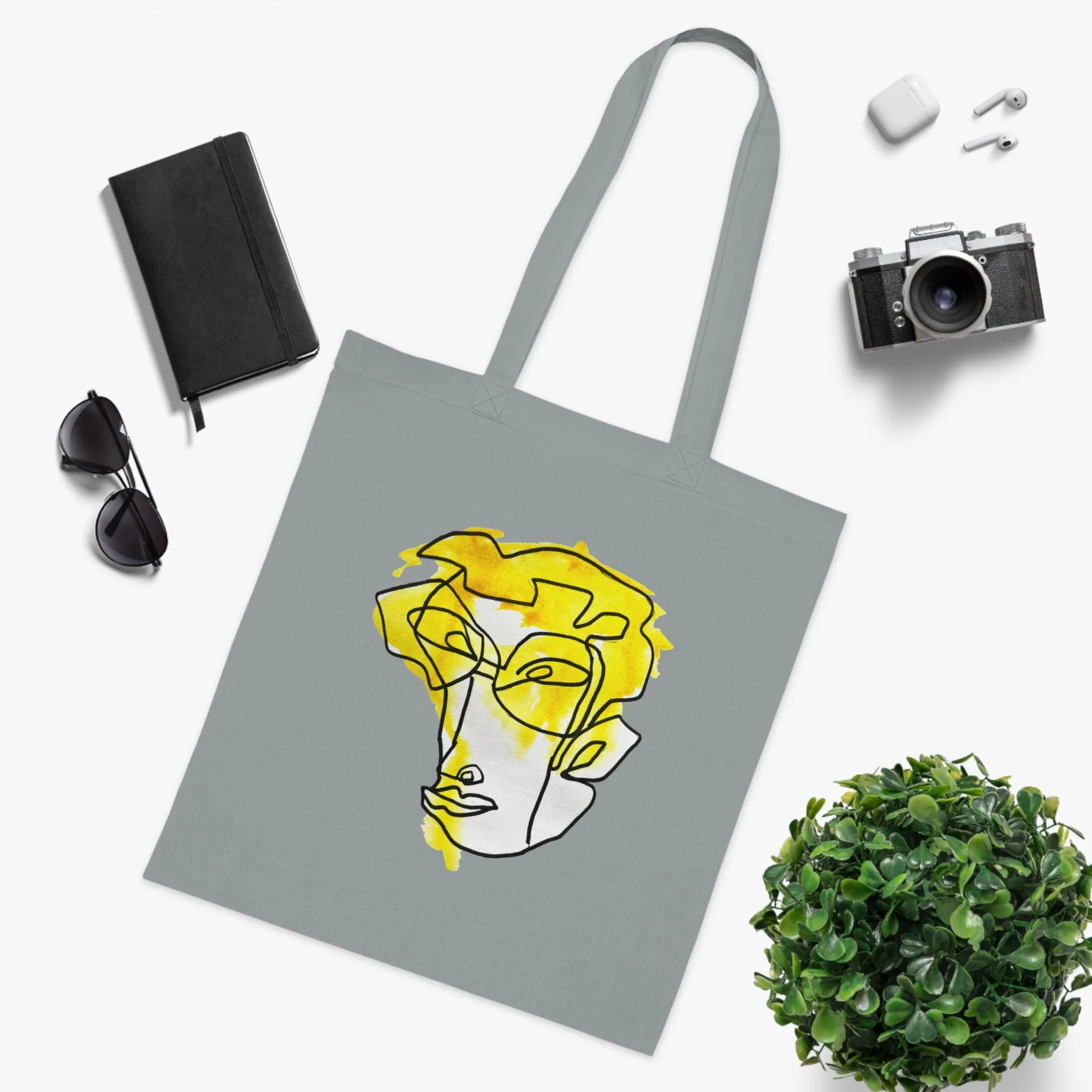 Foresight - Versatile 100% Cotton Tote: Vibrant Colors, Light & Practical
