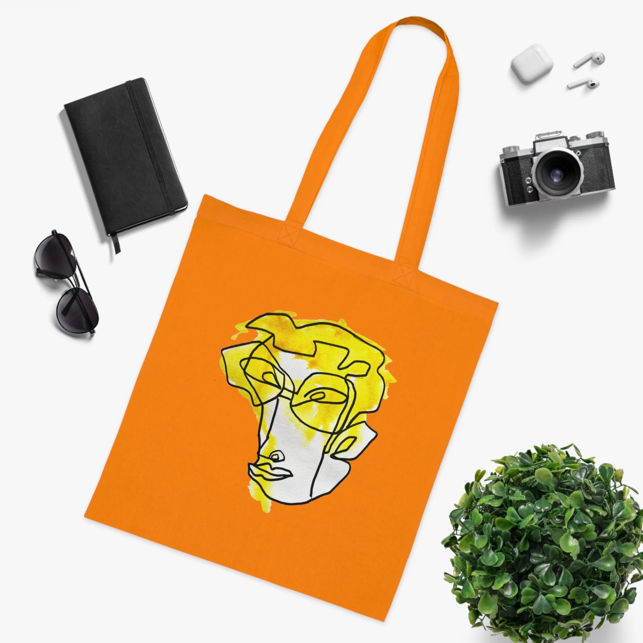 Foresight - Versatile 100% Cotton Tote: Vibrant Colors, Light & Practical