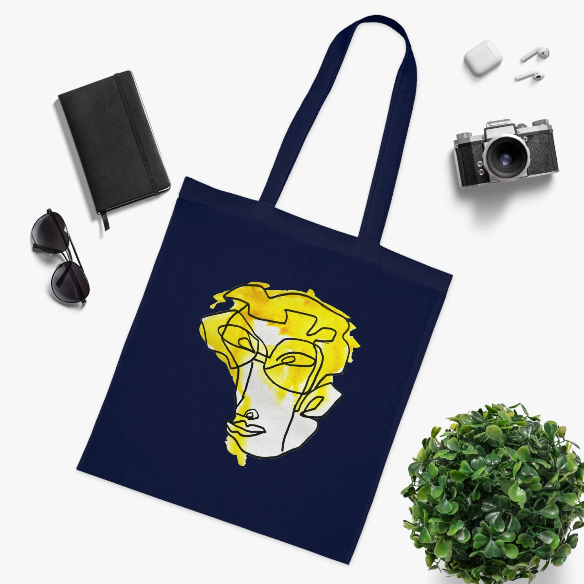 Foresight - Versatile 100% Cotton Tote: Vibrant Colors, Light & Practical