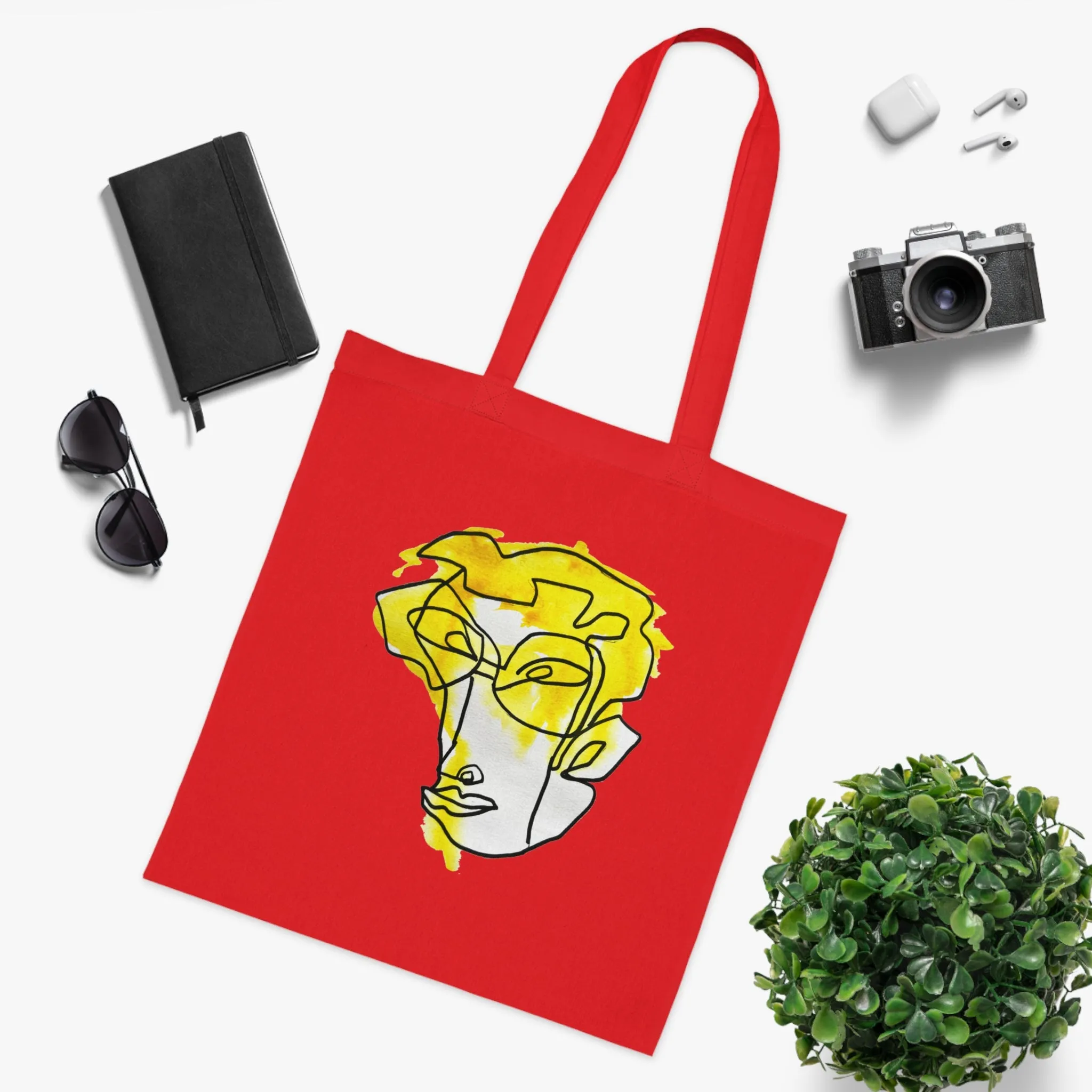 Foresight - Versatile 100% Cotton Tote: Vibrant Colors, Light & Practical