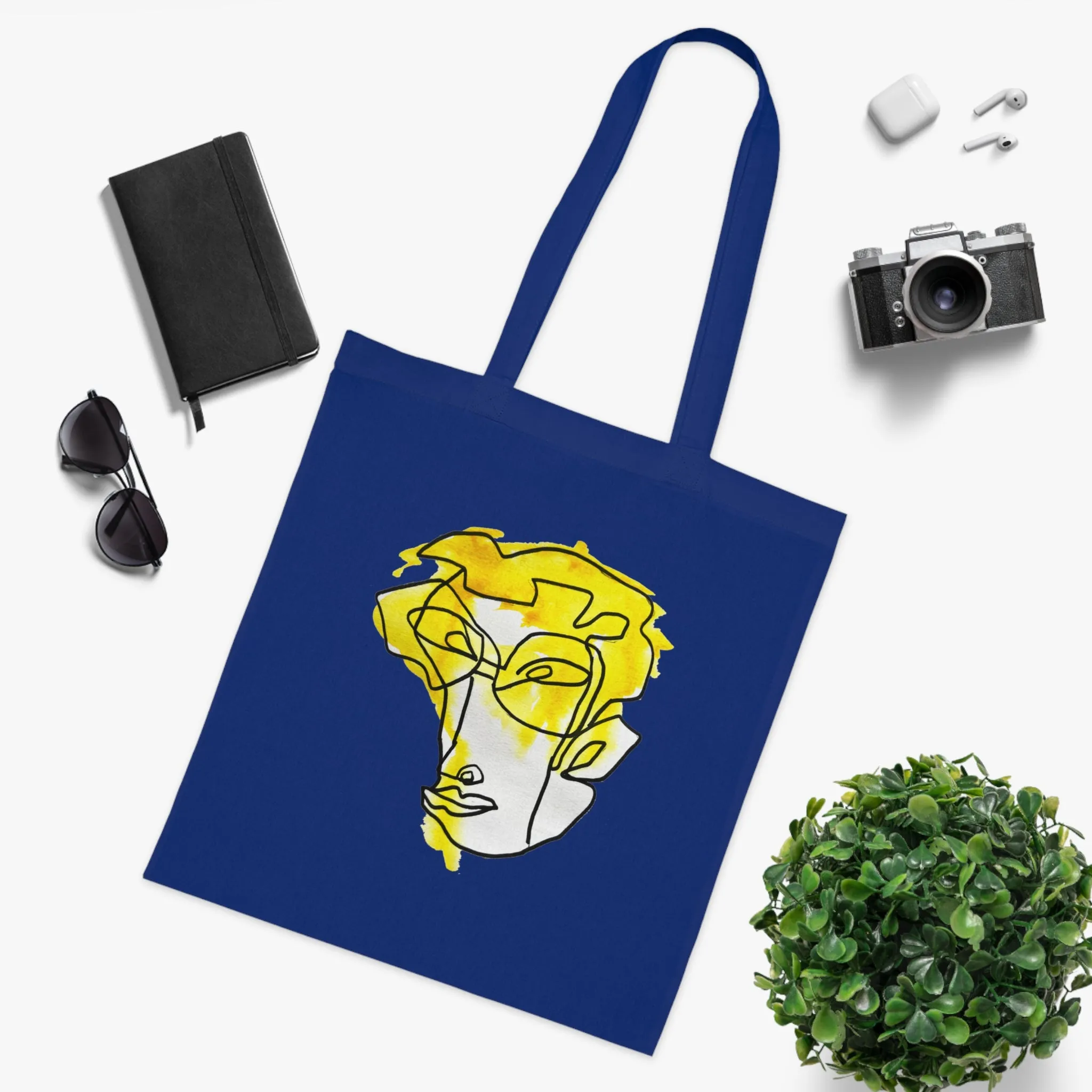 Foresight - Versatile 100% Cotton Tote: Vibrant Colors, Light & Practical