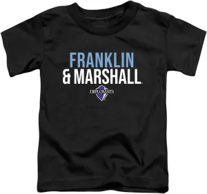 Franklin & Marshall College Official Stacked Unisex Toddler T Shirt