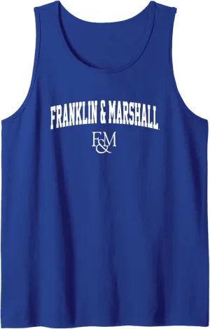 Franklin and Marshall College Diplomats One Color Arch Logo Tank Top