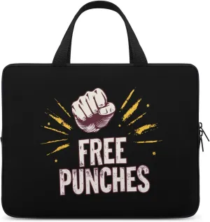 Free Punches Fighting Laptop Sleeve Bag Computer Carrying Case Laptops Protective Cover for Travel Business