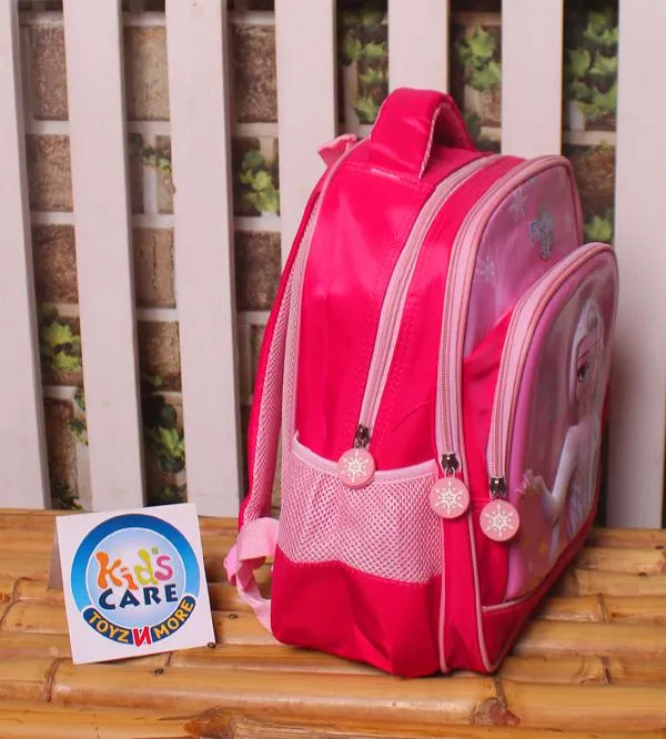 Frozen Anna & Elsa Themed Premium Quality Three Portion School Bag for KG 1 & KG 2 (2020)