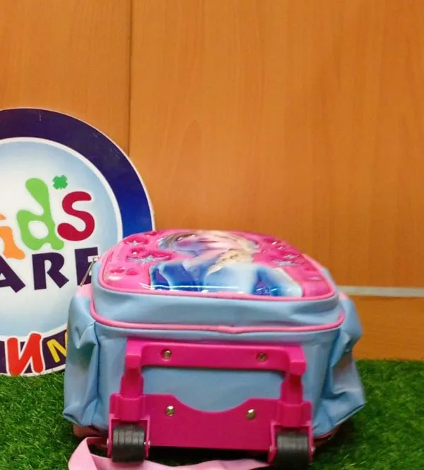 Frozen Elsa Themed School Trolley Bag For KG-1 & KG-2 (13020N)