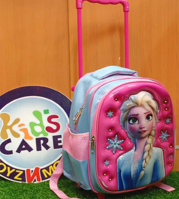 Frozen Elsa Themed School Trolley Bag For KG-1 & KG-2 (13020N)