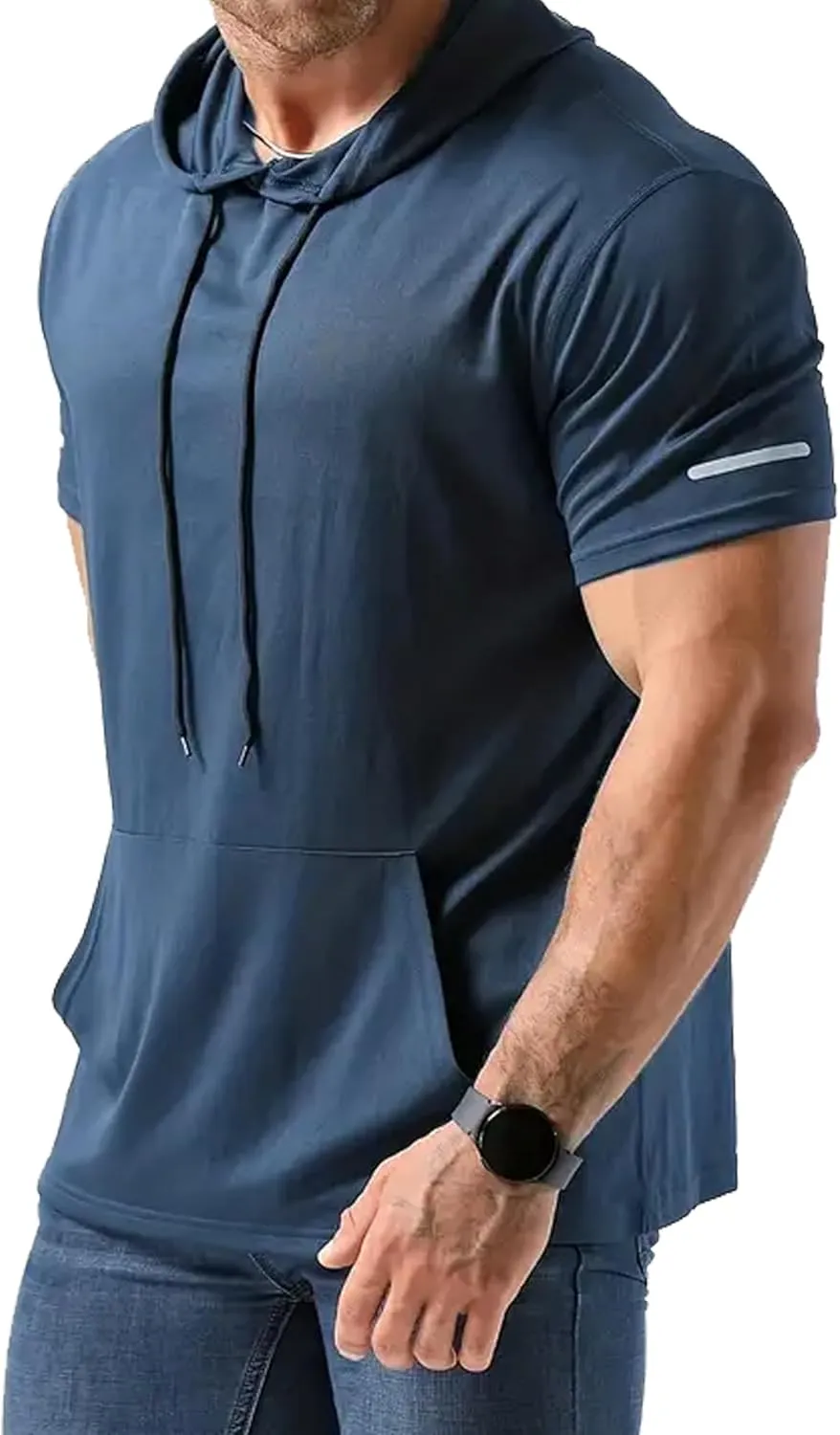 frueo Men's 3 Pack Workout Shirts Quick Dry Moisture Wicking Short Sleeve Mesh Athletic T-Shirts