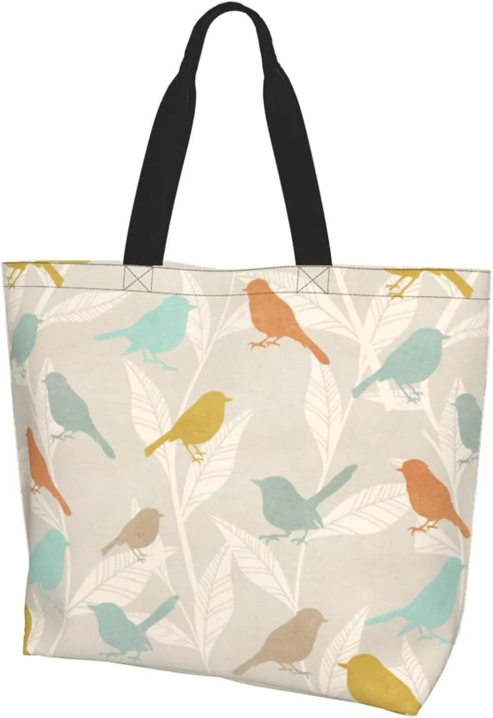 Fun Dog Paw Tote Bag For Women, Shoulder Bags Big Foldable Reusable Grocery Handbag For Travel Shopping Picnic