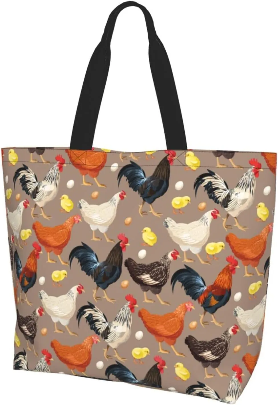 Fun Dog Paw Tote Bag For Women, Shoulder Bags Big Foldable Reusable Grocery Handbag For Travel Shopping Picnic