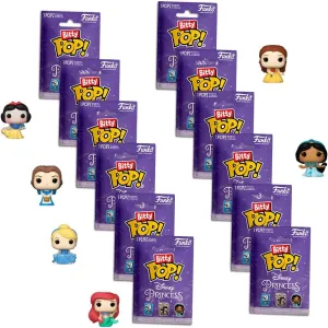 Funko Bitty Pop! Singles: Disney Princess Mystery Mini Collectible Toys 12-Piece Poly Bag