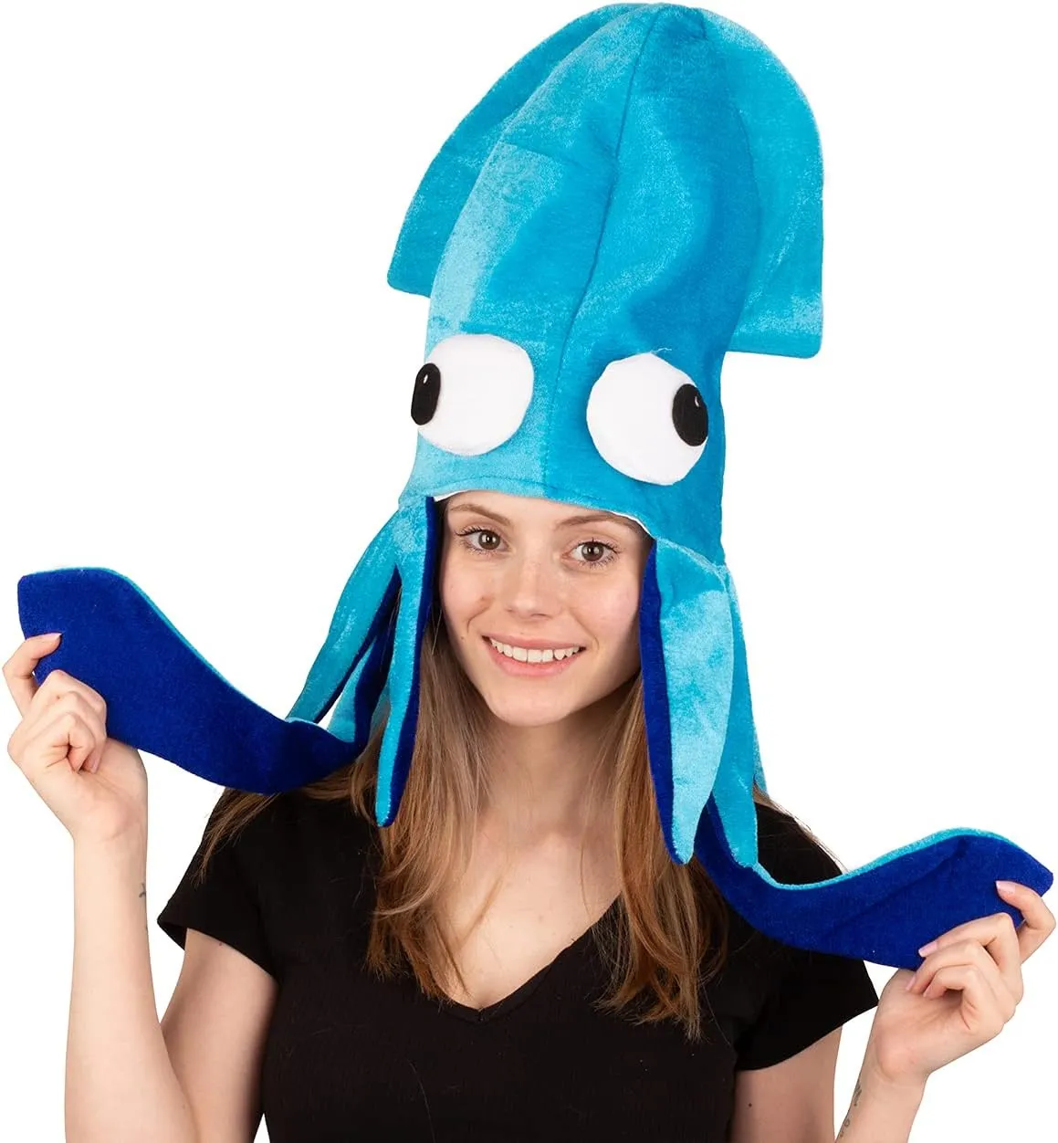 Funny Party Hats Squid Hat - Funny Fun and Crazy Hats in Many Styles