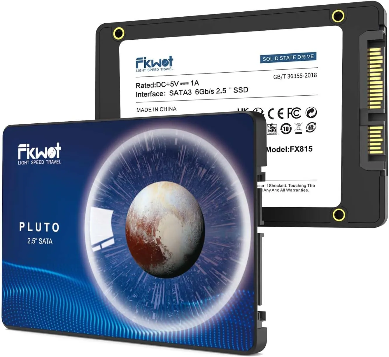 FX815 1TB SSD, 2.5" SATA SSD, Internal Solid State Drive, Up to 560MB/s, 3D NAND SLC Cashe, Compatible with Laptop & PC Desktop