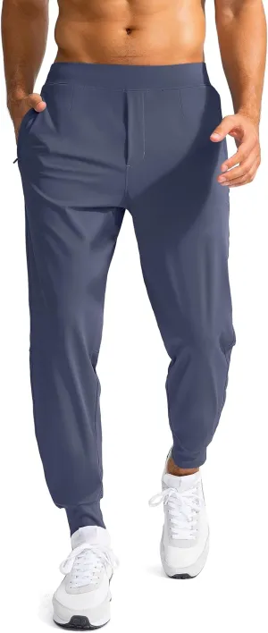 G Gradual Men's Golf Joggers Pants with Zipper Pockets Stretch Sweatpants Slim Fit Track Pants Joggers for Men Work Running